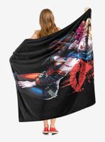 DC Comics Batman Harley Cover Throw Blanket