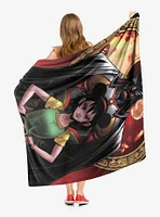 DC Comics Batman Lone Bat And Cub Throw Blanket