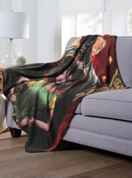 DC Comics Batman Lone Bat And Cub Throw Blanket