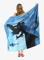 DC Comics Batman Mountain Of Madness Throw Blanket