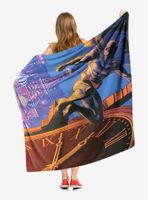 DC Comics Batman Time For Justice Throw Blanket