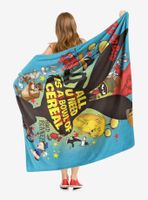 Looney Tunes Bowl Of Cereal Throw Blanket