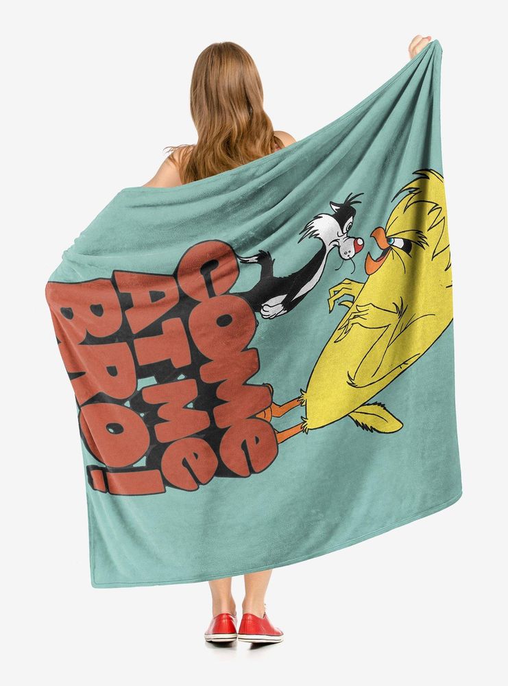 Looney Tunes Come At Me Bro Throw Blanket