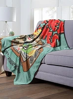 Looney Tunes Super Saturday Throw Blanket