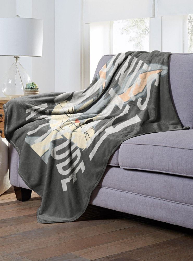 Looney Tunesattitude Throw Blanket