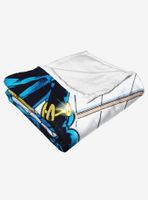 Marvel Black Panther Jumping Off Throw Blanket