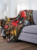 Marvel Deadpool Everything Deadpool Throw Blanket