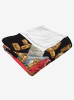 Marvel Deadpool Everything Deadpool Throw Blanket