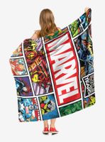 Marvel Future Fight Comic History Throw Blanket