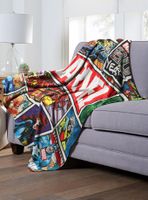 Marvel Future Fight Comic History Throw Blanket