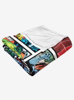 Marvel Future Fight Comic History Throw Blanket