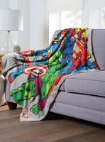 Marvel Future Fight Comic Run Throw Blanket