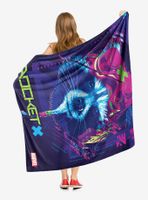 Marvel Guardians Of The Galaxy Rocket X Throw Blanket