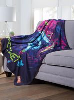 Marvel Guardians Of The Galaxy Rocket X Throw Blanket