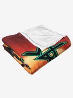 Marvel Guardians Of The Galaxy Space Rider Throw Blanket