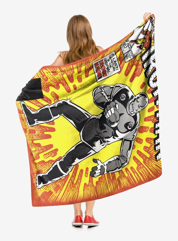 Marvel Iron Man Original Throw Blanket