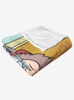 Rick And Morty Hold On Throw Blanket