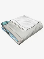 Rick And Morty Hologram Chicken Throw Blanket