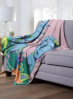 Rick And Morty Made Of Stone Throw Blanket