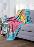 Rick And Morty Ricklaxation Throw Blanket