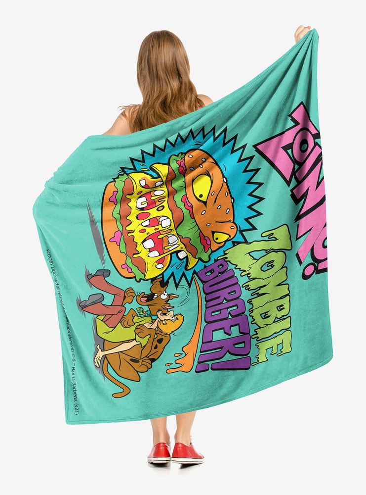Scooby-Doo Zombie Burger Throw Blanket