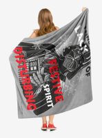 Star Wars Disturbed Xmas Throw Blanket