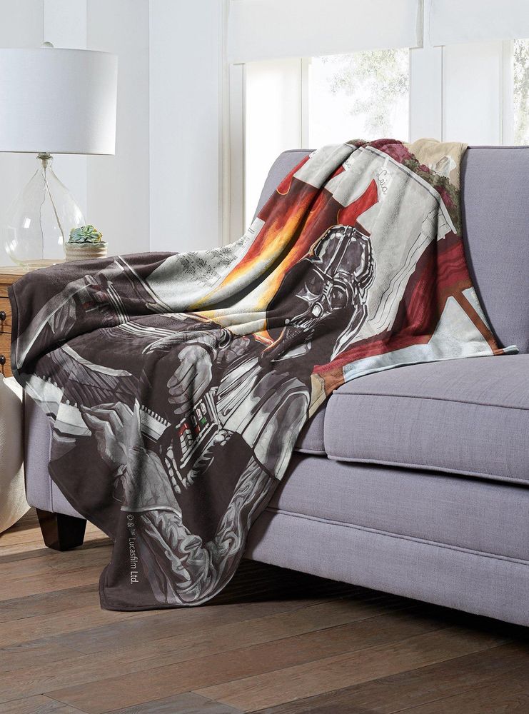 Star Wars Festive Sith Throw Blanket