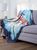 Star Wars Snowy R2D2 Throw Blanket