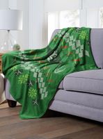 Star Wars Yoda Xmas Sweater Throw Blanket