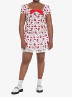 Hello Kitty Apple Stripe Girls Skimmer Top Plus