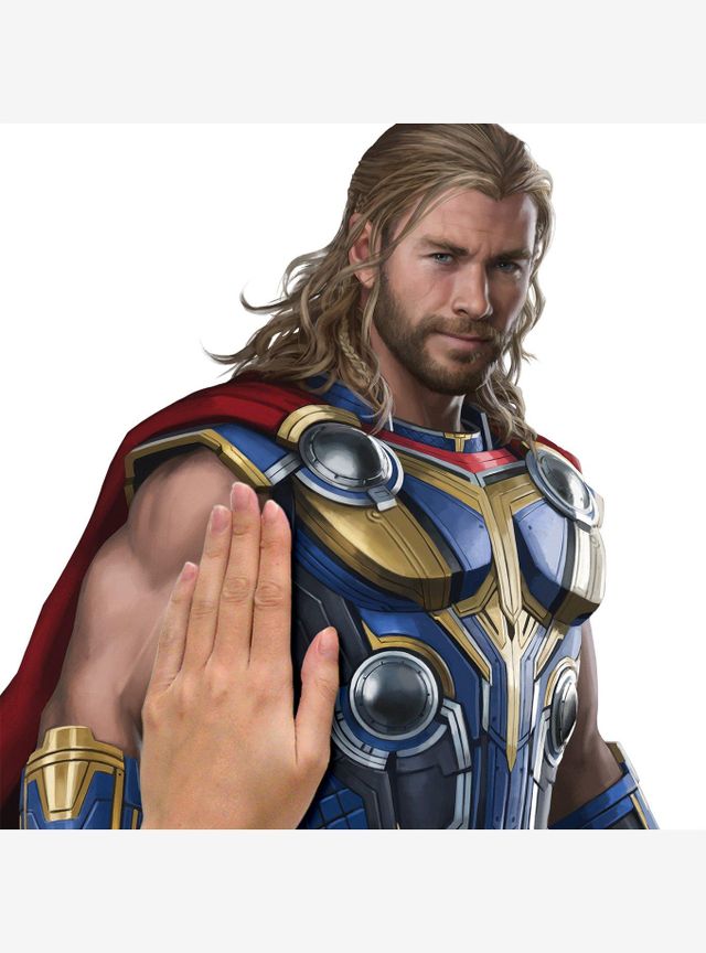 Album e stickers Thor- Adesivo da parete gigante Marvel Thor Love