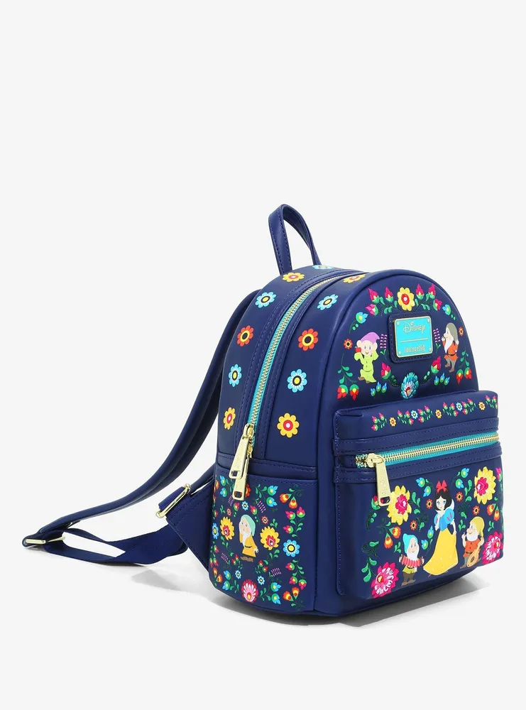 Loungefly Disney Snow White and the Seven Dwarfs Folk Mini Backpack - BoxLunch Exclusive