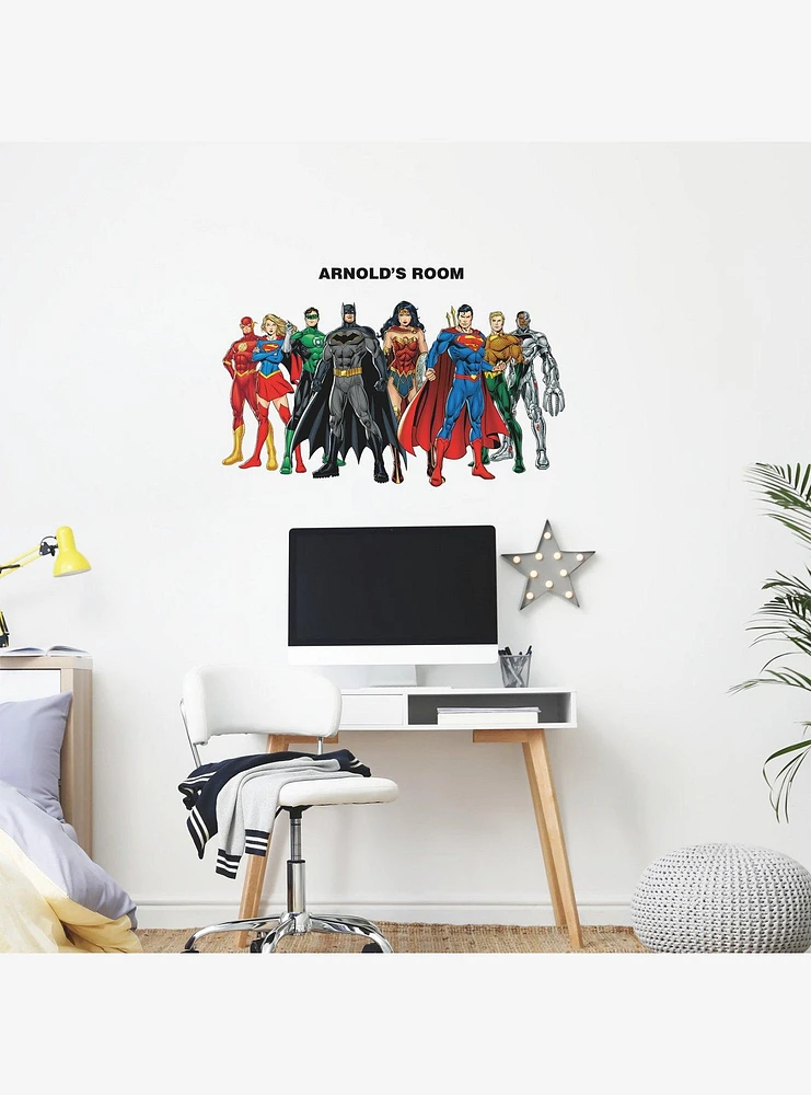 DC Comics Justice League Peel & Stick Giant Wall Decals