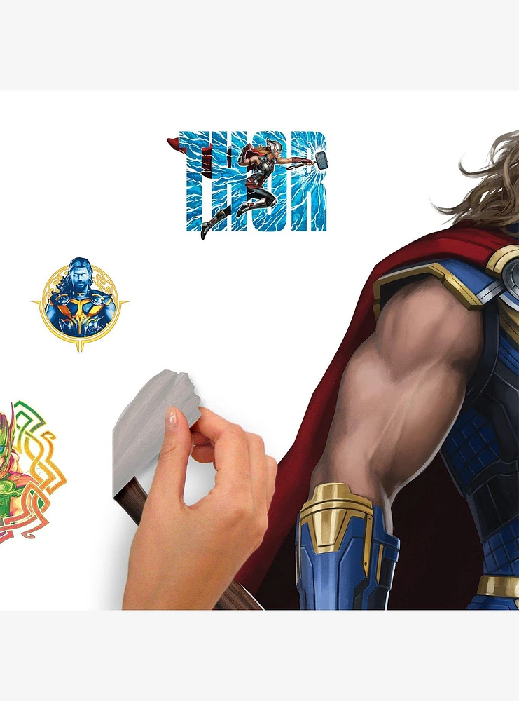 Marvel Thor: Love & Thunder Peel & Stick Giant Wall Decals