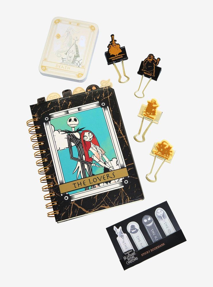Disney The Nightmare Before Christmas Tarot Card Stationery Set 