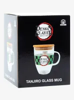 Demon Slayer: Kimetsu no Yaiba Hanafuda Glass Mug with Lid - BoxLunch Exclusive 