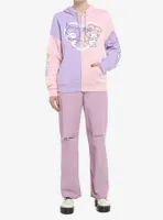 My Melody & Kuromi Pastel Split Girls Hoodie