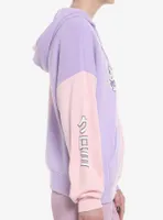 My Melody & Kuromi Pastel Split Girls Hoodie