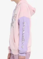 My Melody & Kuromi Pastel Split Girls Hoodie