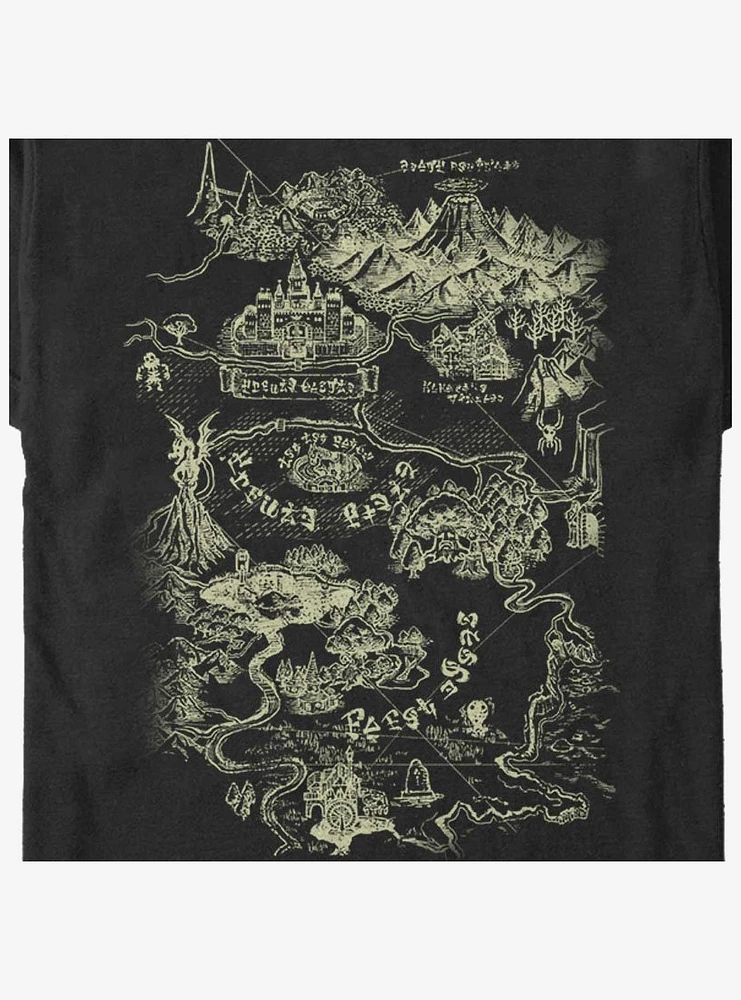 Nintendo The Legend Of Zelda Hyrule Map Long Sleeve T-Shirt