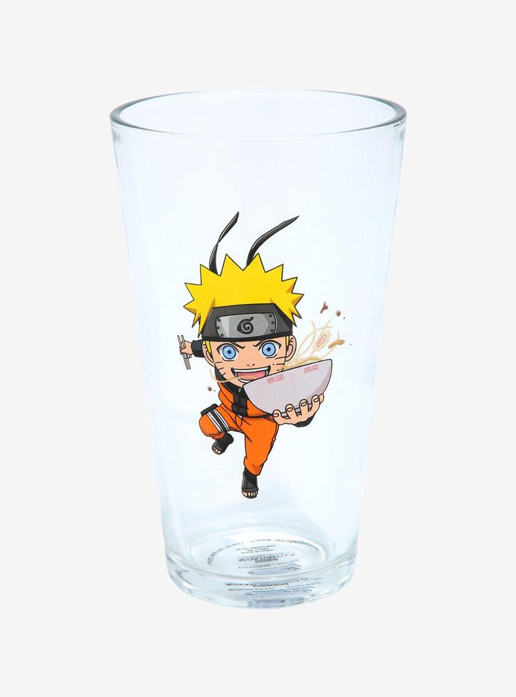 Naruto Shippuden Pint Glass and Crew Socks Gift Set