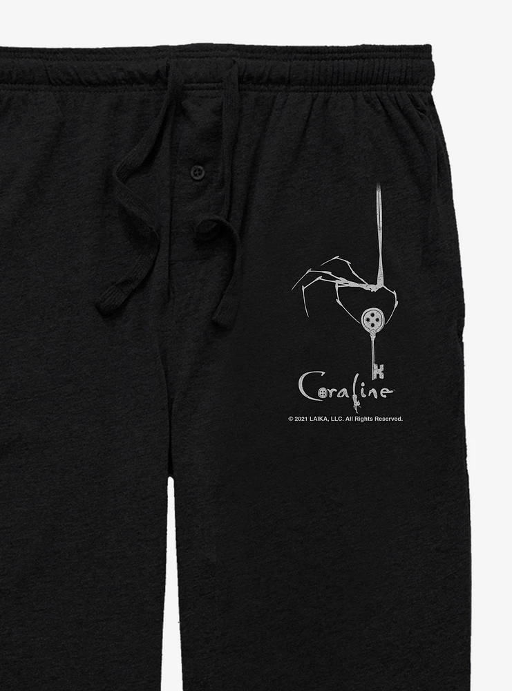 Coraline Creepy Hand And Key Pajama Pants