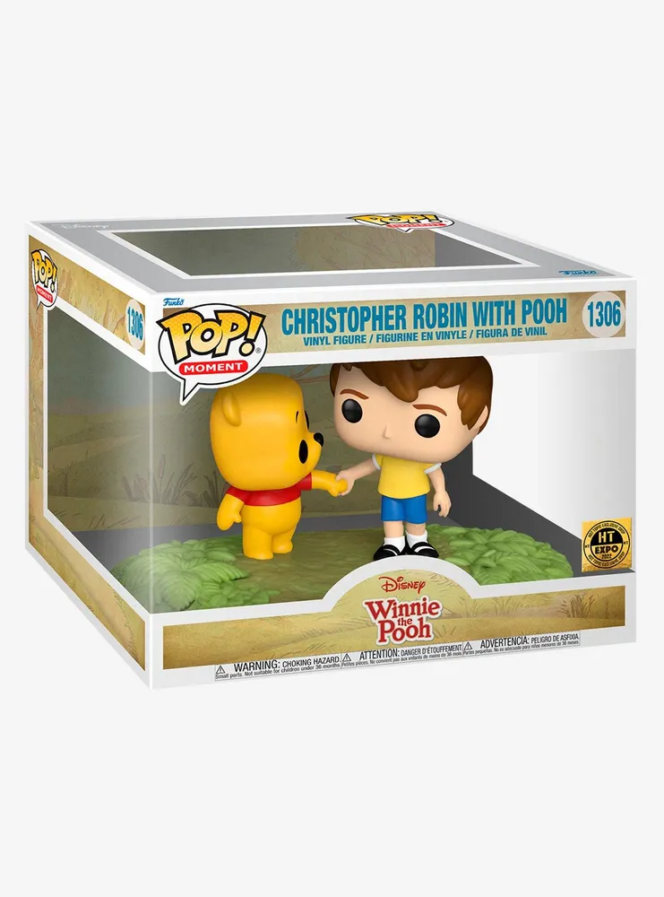 Hot Topic Funko Disney Winnie The Pooh Pop! Moment Christopher Robin With  Pooh Vinyl Figure 2022 HT Expo Exclusive