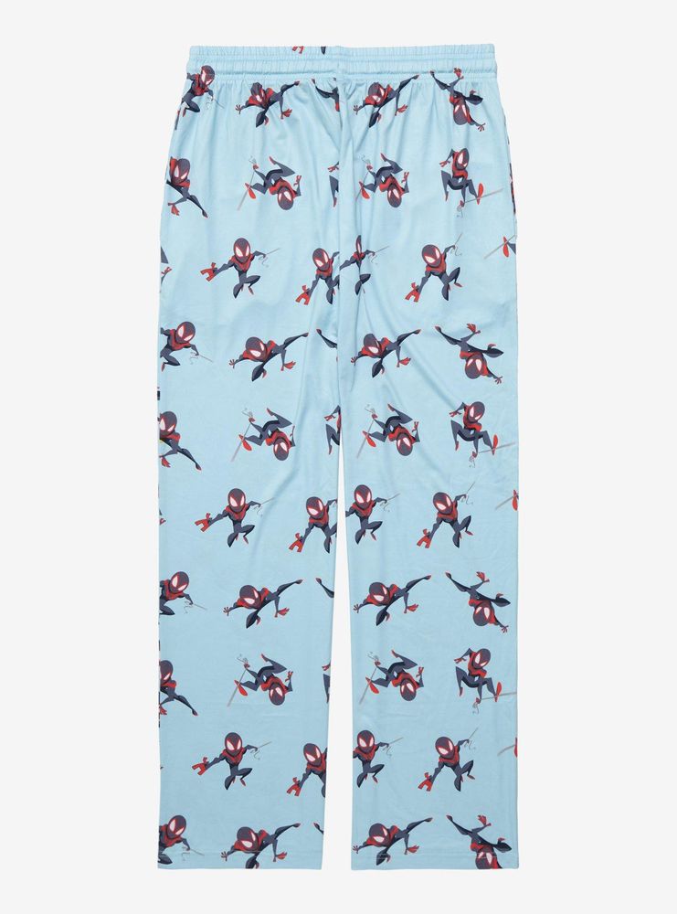 Marvel Spider-Man: Into the Spider-Verse Miles Morales Allover Print Sleep Pants