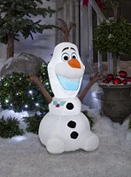 Disney Frozen Olaf In Sitting Pose Airblown