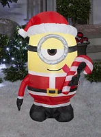 Minion Stuart Licking Candy Cane Airblown