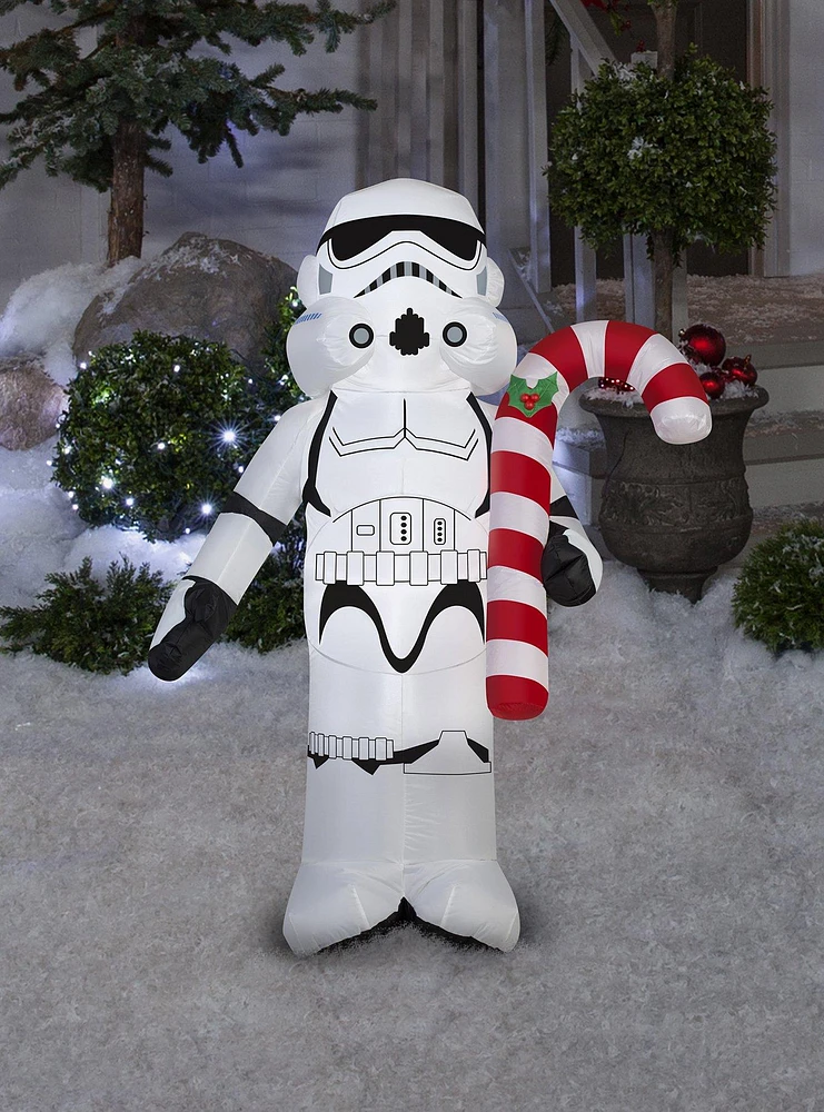 Star Wars Stormtrooper With Candy Cane Airblown