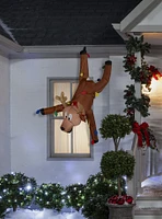 Airblown Gutter Hanging Reindeer