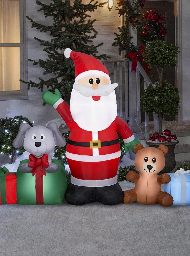 Airblown Inflatable Santa And Friends