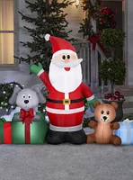 Airblown Inflatable Santa And Friends